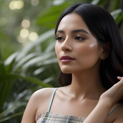 Fototapeta premium Beauty Cream Model