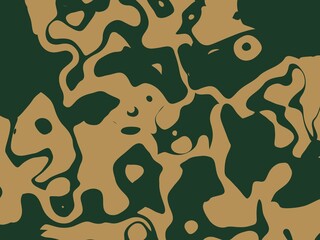 Abstract green and gold marble texture background