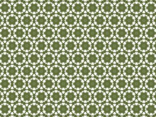 Seamless olive green and white geometric pattern, perfect for textile, wallpaper, or web design.