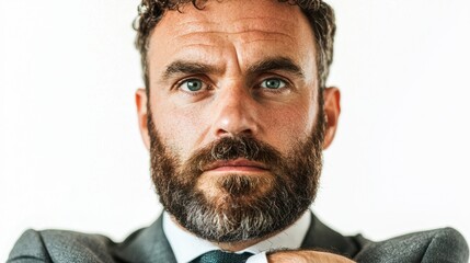 Professional Close-Up of a Businessman