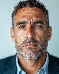 Obraz premium Professional Business Portrait of a Serious Man