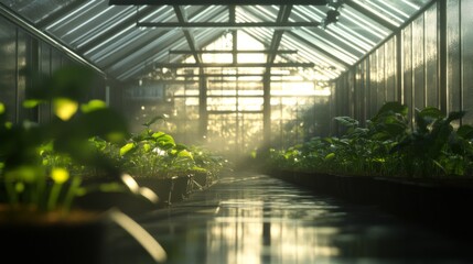 Automated Greenhouse with Modern Technology and Light