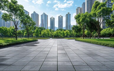 abstract urban landscape