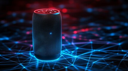 Modern Voice Control Technology in Soft Light