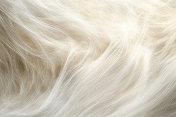 Obraz premium Soft, flowing strands of light beige or off-white hair, creating a smooth, textured background.
