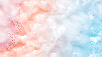 soft, pastel colored abstract background with gentle ripples and bubbles, evoking serene and calming atmosphere