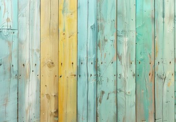 old painted wooden boards background