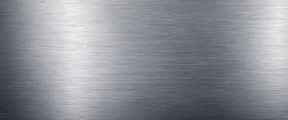 Brushed metal texture with subtle horizontal lines and industrial metallic finish