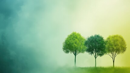 Trees abstract background