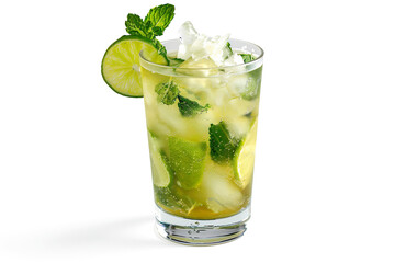 Moscow mule fresh drink on a transparent background