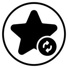 sync glyph icon
