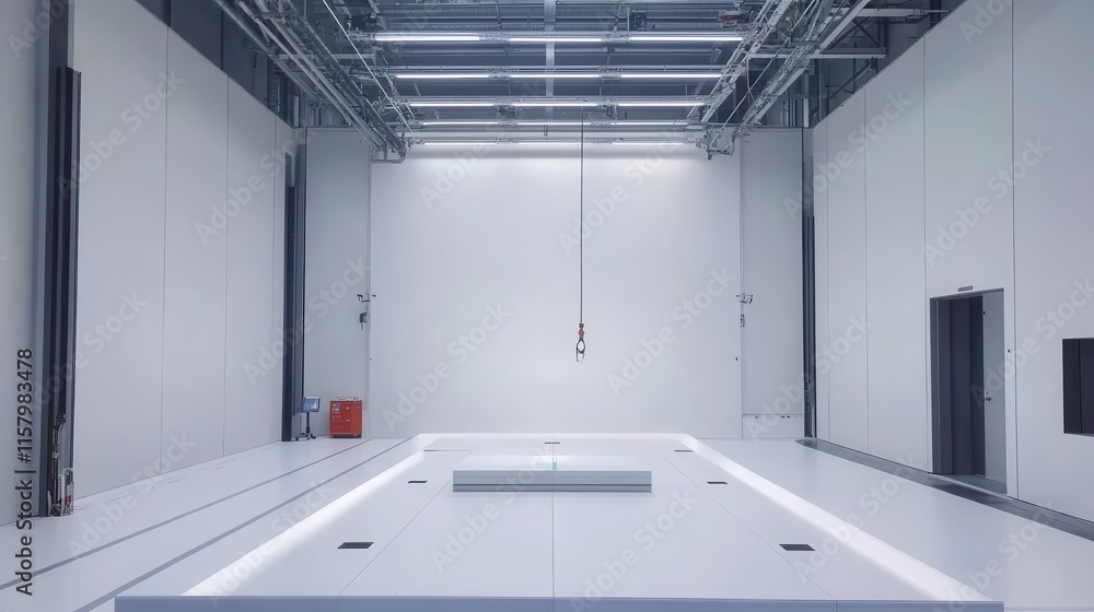 Poster high-tech tunnel for aerospace testing applications