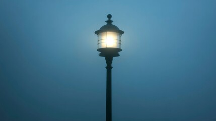 In a stormy night, a lone lighthouse beams a bright light through the darkness, its steady glow offering hope and safety to sailors navigating the treacherous waters.