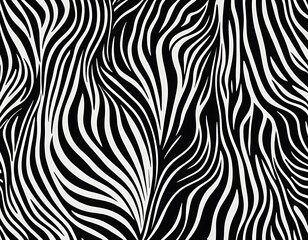 Abstract Zebra Stripe Pattern Design Background