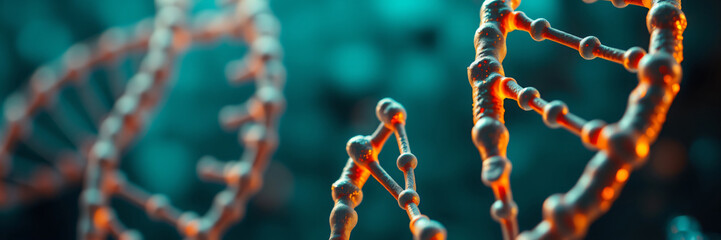 The Intricate Dance of Life: A Close-Up View of DNA's Double Helix Structure