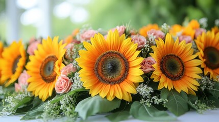Obraz premium a close up of a sunflower photo isolated on a white background sunflower