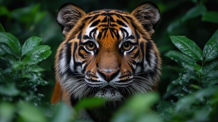 a close up of a tiger photo isolated on a white background tiger