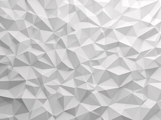 Obraz premium Abstract geometric background with interconnected white triangles, modern design.