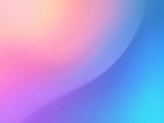 Fototapeta premium Colorful abstract waves with smooth gradient, vibrant background design.