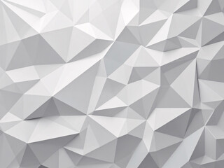 Obraz premium Abstract geometric background with interconnected white triangles, modern design.