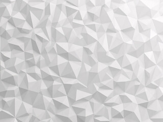 Abstract geometric background with interconnected white triangles, modern design.
