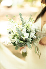 Whitr Flowers Wedding Bouquet of Flowers