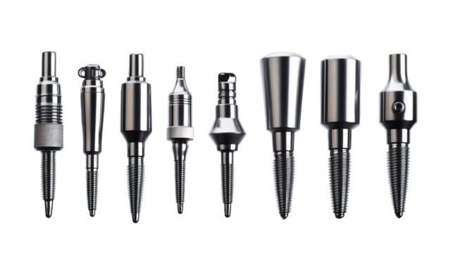 Piping Nozzle Set for Perfect Decorating - Isolated on White Background