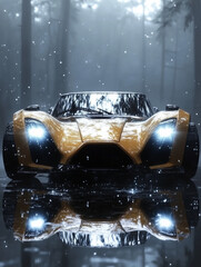 sport cars driving fast on the road showcasing luxury and speed
