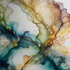 watercolor painted earth