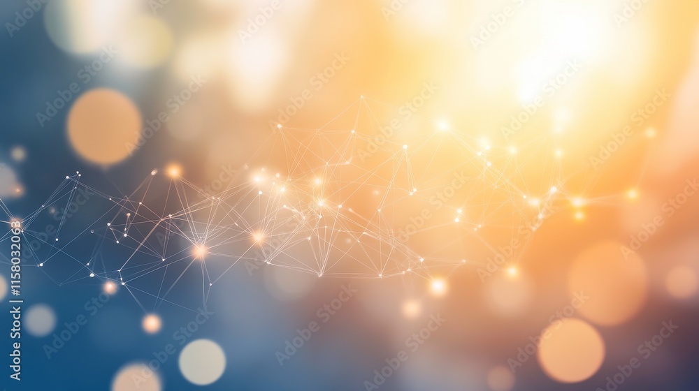 Poster dynamic angles with soft light background