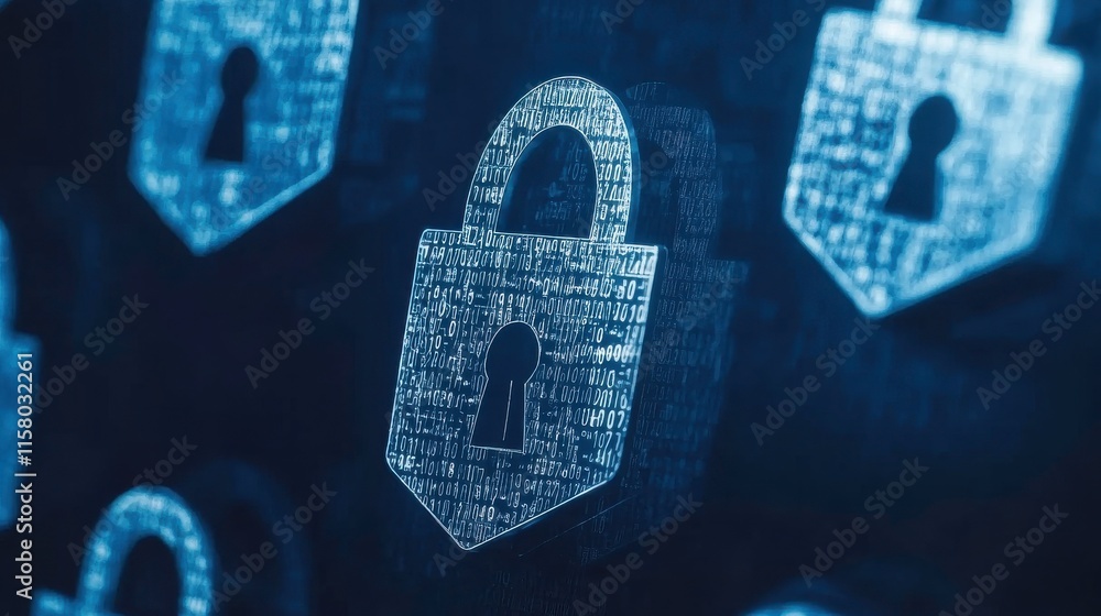 Poster dynamic concept of secure digital data representation
