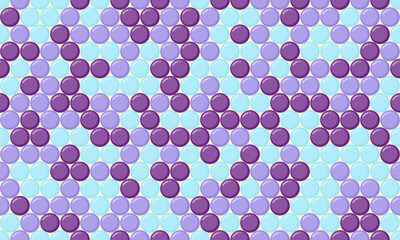 Geometric polka dot pattern with round spots, perfect for abstract backgrounds, seamless wallpapers, or textile prints. A trendy and creative design for modern decor.