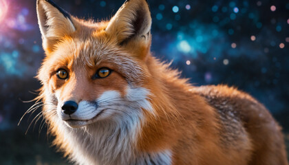 Fototapeta premium red fox in the wild