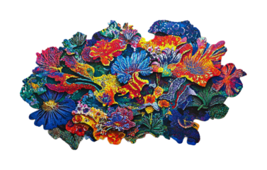 Puzzle Isolated on White Background - Brain Teaser