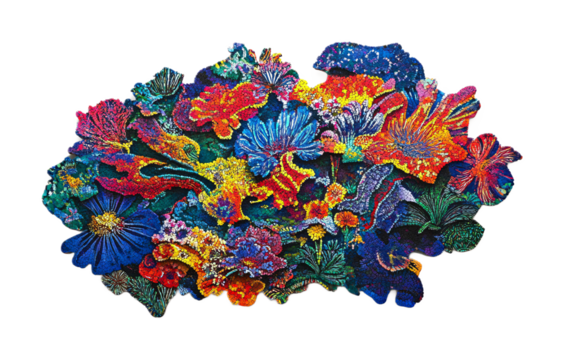 Puzzle Isolated on White Background - Brain Teaser