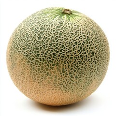 a melon with a white background.