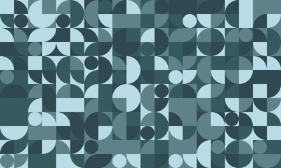 Seamless geometric vector with creative mosaic elements. Ideal for modern backgrounds, trendy posters, or textile patterns with clean and minimal design.