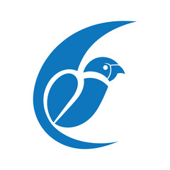 Parrot Logo in Blue, Green, & Red for Parakeet Playz