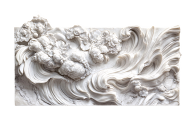 Relief Isolated on White Background - Emotional Release