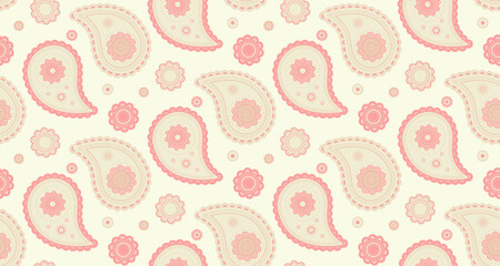 Cover abstract and indian pastel. Doodle tradition to flourish endless. Intricate flat design as vector flower.