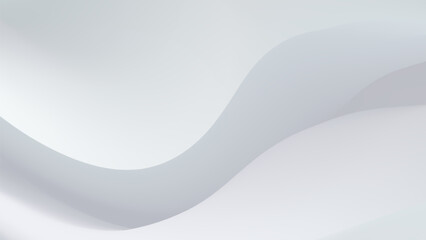 Abstract Grey Wave Background, Smooth Curves, Subtle Gradient, Minimalist Design, Modern Art, Elegan