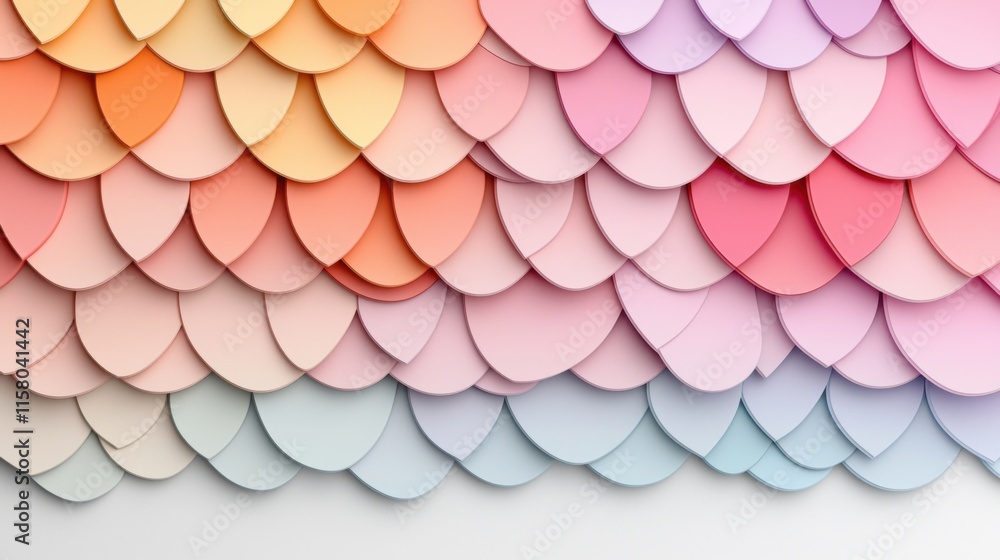 Poster a colorful pattern of circles is shown on a white background