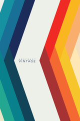 abstract pattern background with vintage color theme