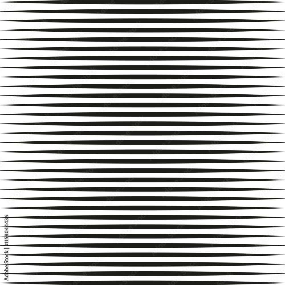 Poster horizontal stripes background. black and white pattern. gradual line variation. monochrome vector te