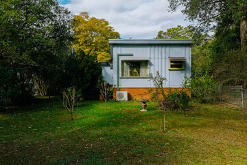 Charming Backyard View of Vintage Home Blue Mountains Australia