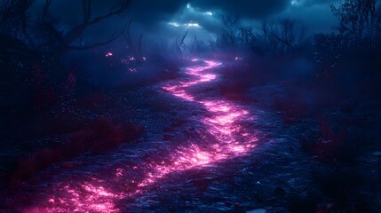 Fototapeta premium Surreal Nightmare Landscape