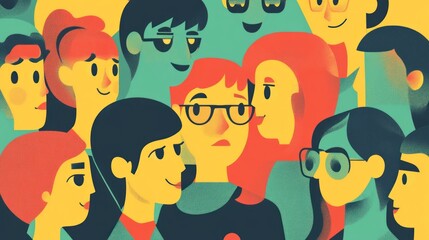 Diversity in Unity: A Vibrant Tapestry of Faces