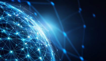 Obraz premium Close-Up of Network Connections and Digital Communication