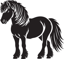 Horse illustration vector