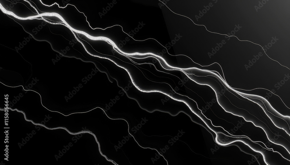 Poster smooth onyx slab texture featuring dynamic black and white veining in modern minimalist style for el